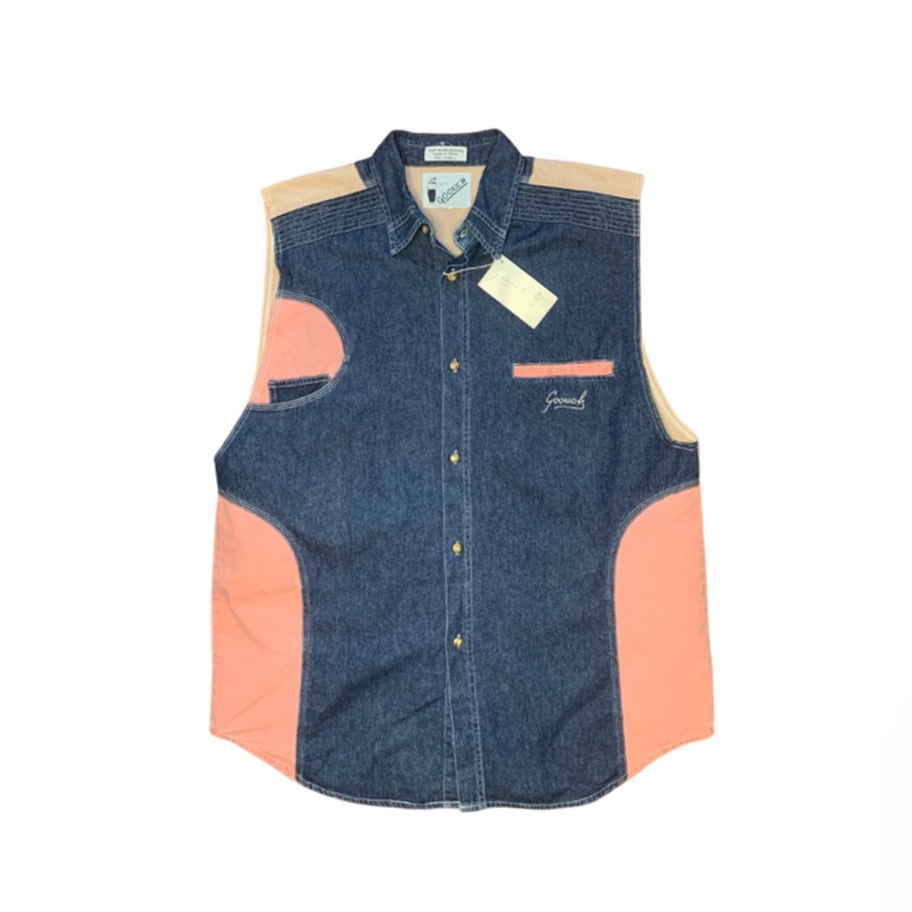 Goouch Vintage 90’s denim vest  - NWT